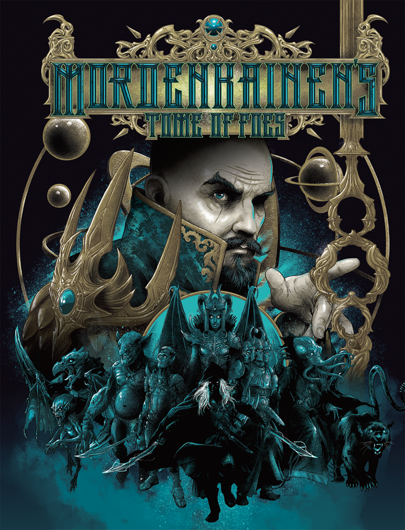 The hobby store exclusive variant cover for Mordenkainen’s Tome of Foes, available from May 15.